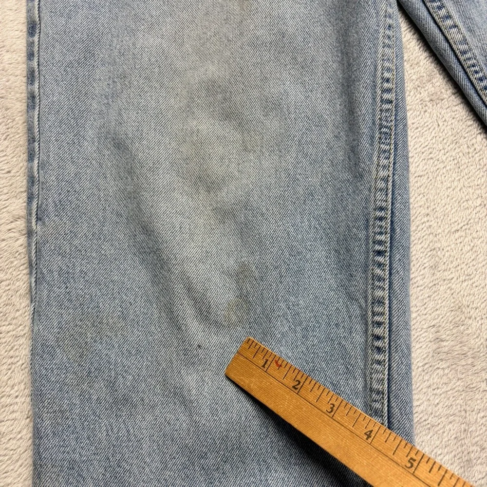 Vintage 90's Tommy Hilfiger Jeans Mens 34x32 Fits 31x30 Denim Big Flag‎ Patch